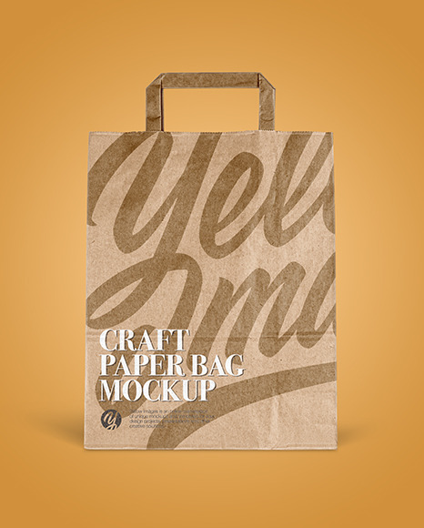 Craft Paper Bag - Front View