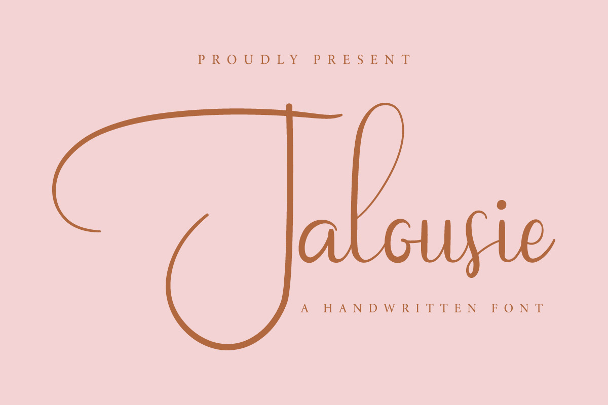 Jalousie Font Jalousie Font