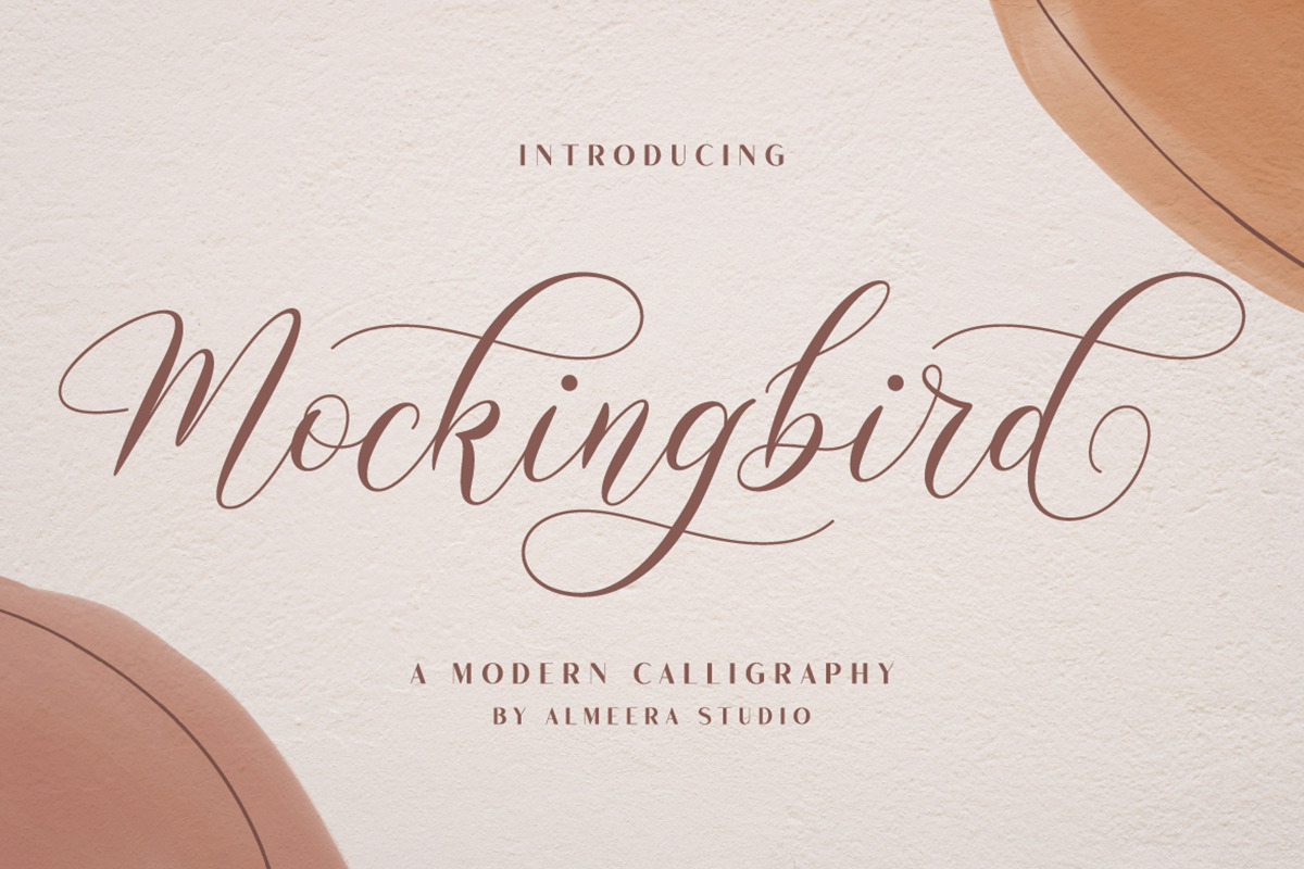 Mockingbird | Modern Calligraphy Mockingbird | Modern Calligraphy