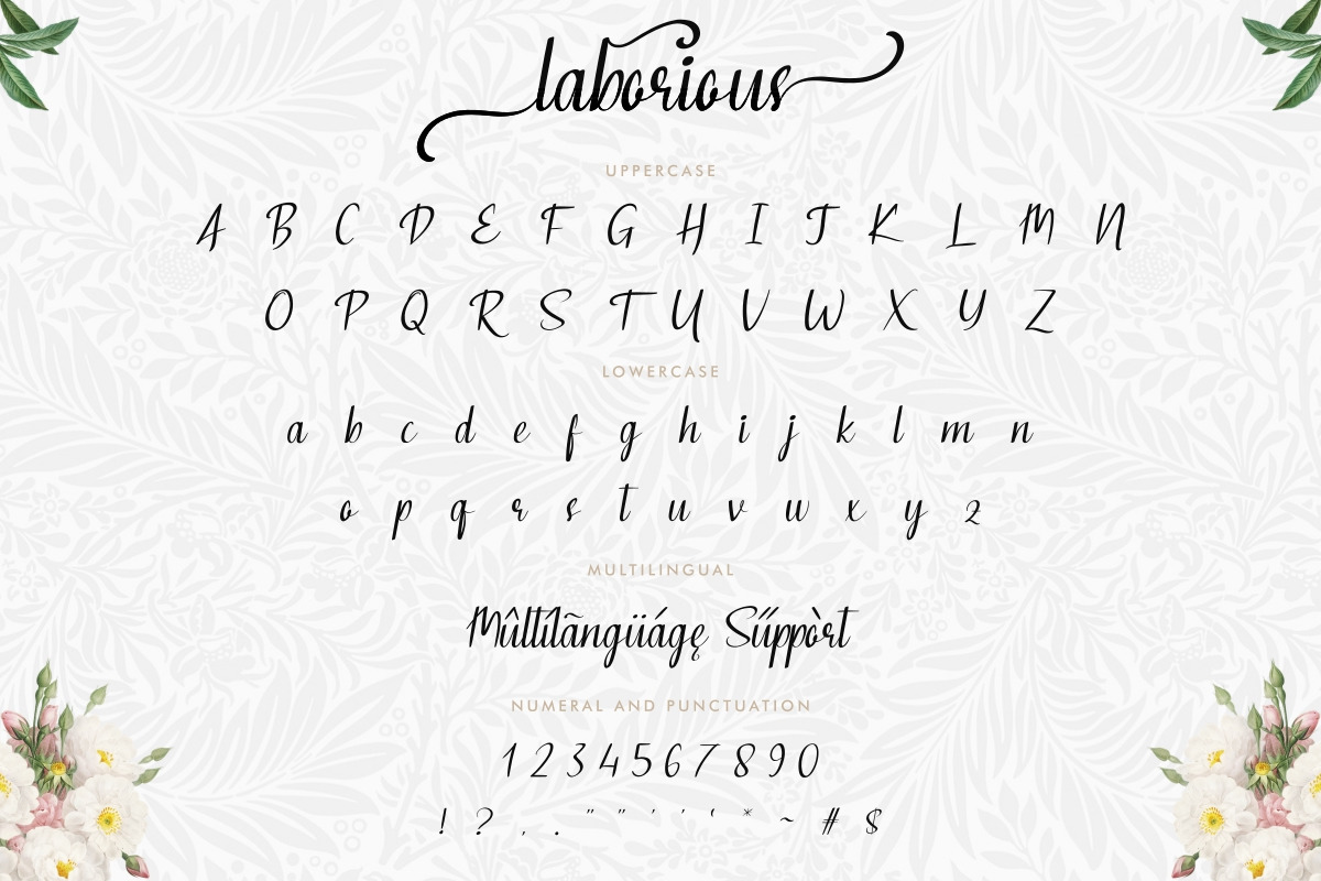 Laborious Font