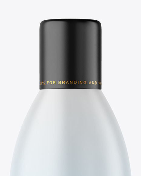 Matte Plastic Bottle Mockup