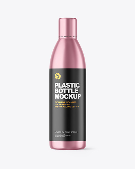 Metallic Bottle Mockup