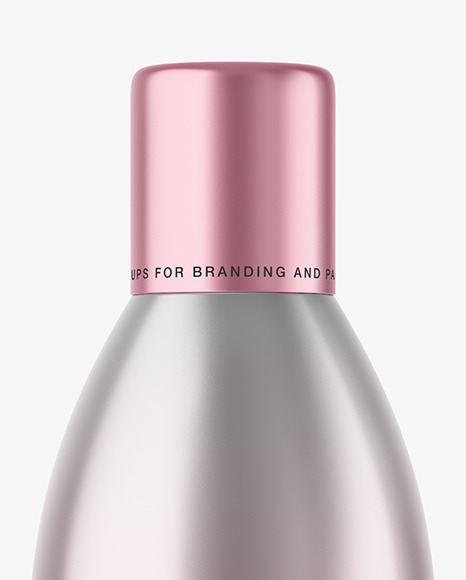 Metallic Bottle Mockup