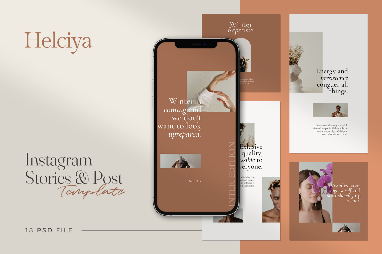 Helciya - Minimalist Instagram Stories & Post Helciya - Minimalist Instagram Stories & Post