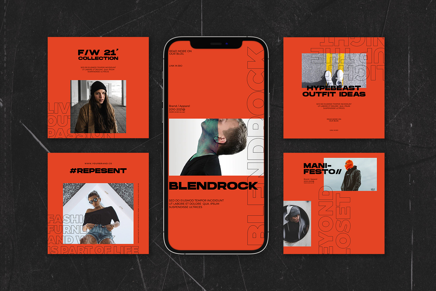 Blendrock - Instagram Stories &amp; Post Template