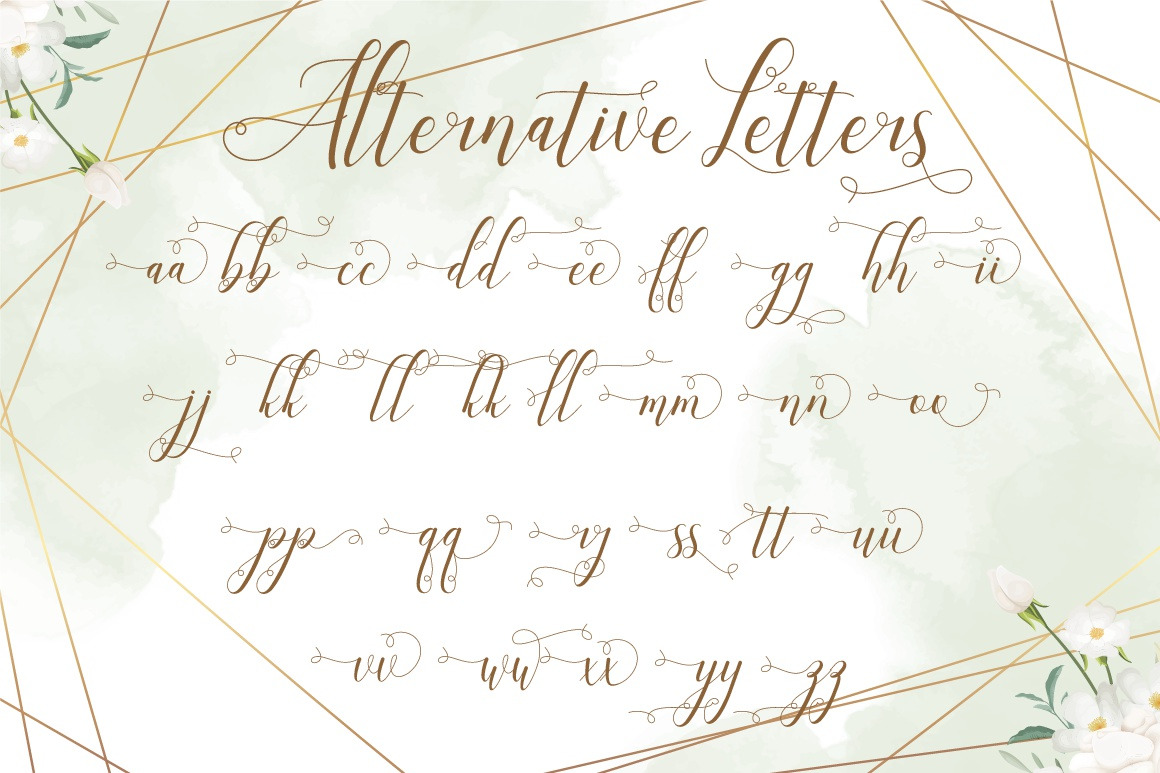 Laniesky - Calligraphy Font Laniesky - Calligraphy Font