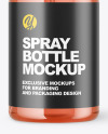 Color Liquid Spray Bottle Mockup