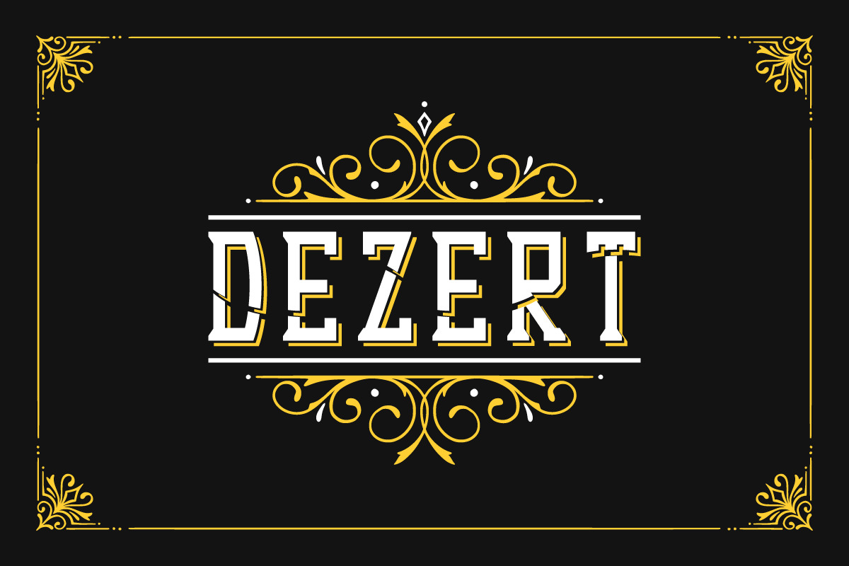 Dezert - Serif Blackletter Font