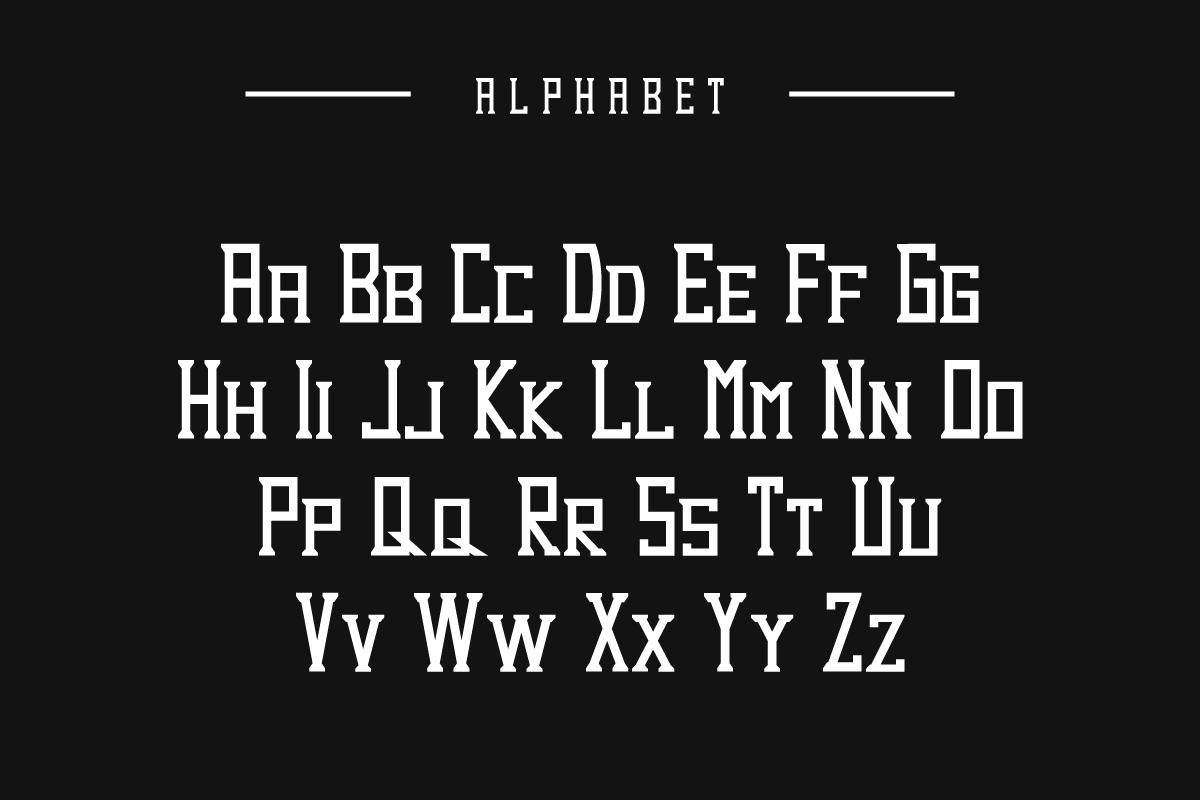 Dezert - Serif Blackletter Font