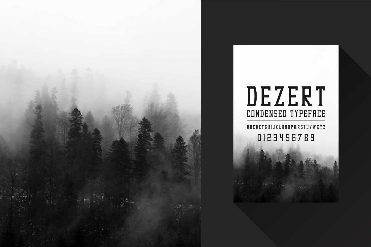 Dezert - Serif Blackletter Font