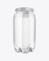 Clear PET Water Can Mockup