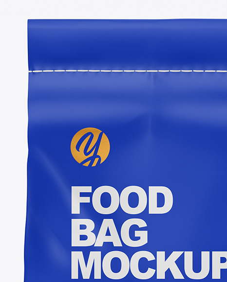 Matte Food Bag Mockup