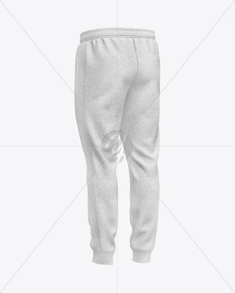 Men's Melange Sport Pants Mockup