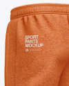 Men's Melange Sport Pants Mockup