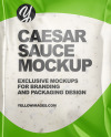 Caesar Sauce Package Mockup