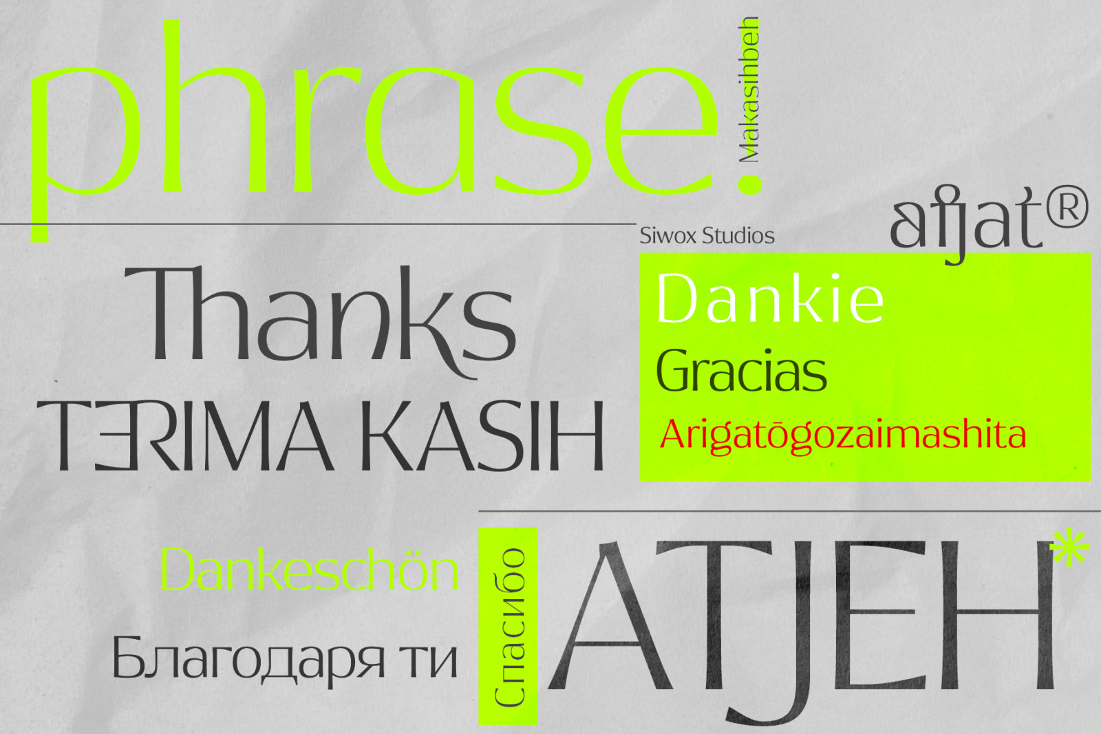 Afjat Trends - Latin & Cyrillic Afjat Trends - Latin & Cyrillic