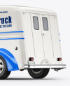 Delivery Truck Mockup - Half Side View (Back)