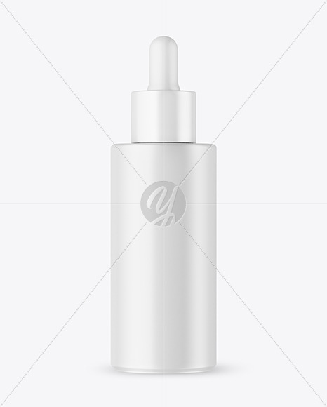 Matte Dropper Bottle Mockup