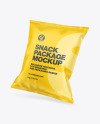 Matte Snack Package Mockup