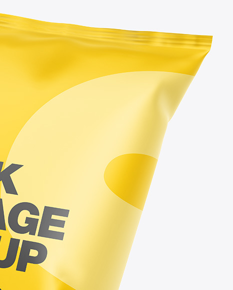 Matte Snack Package Mockup