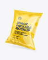 Glossy Snack Package Mockup