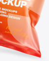 Glossy Snack Package Mockup