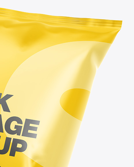 Glossy Snack Package Mockup