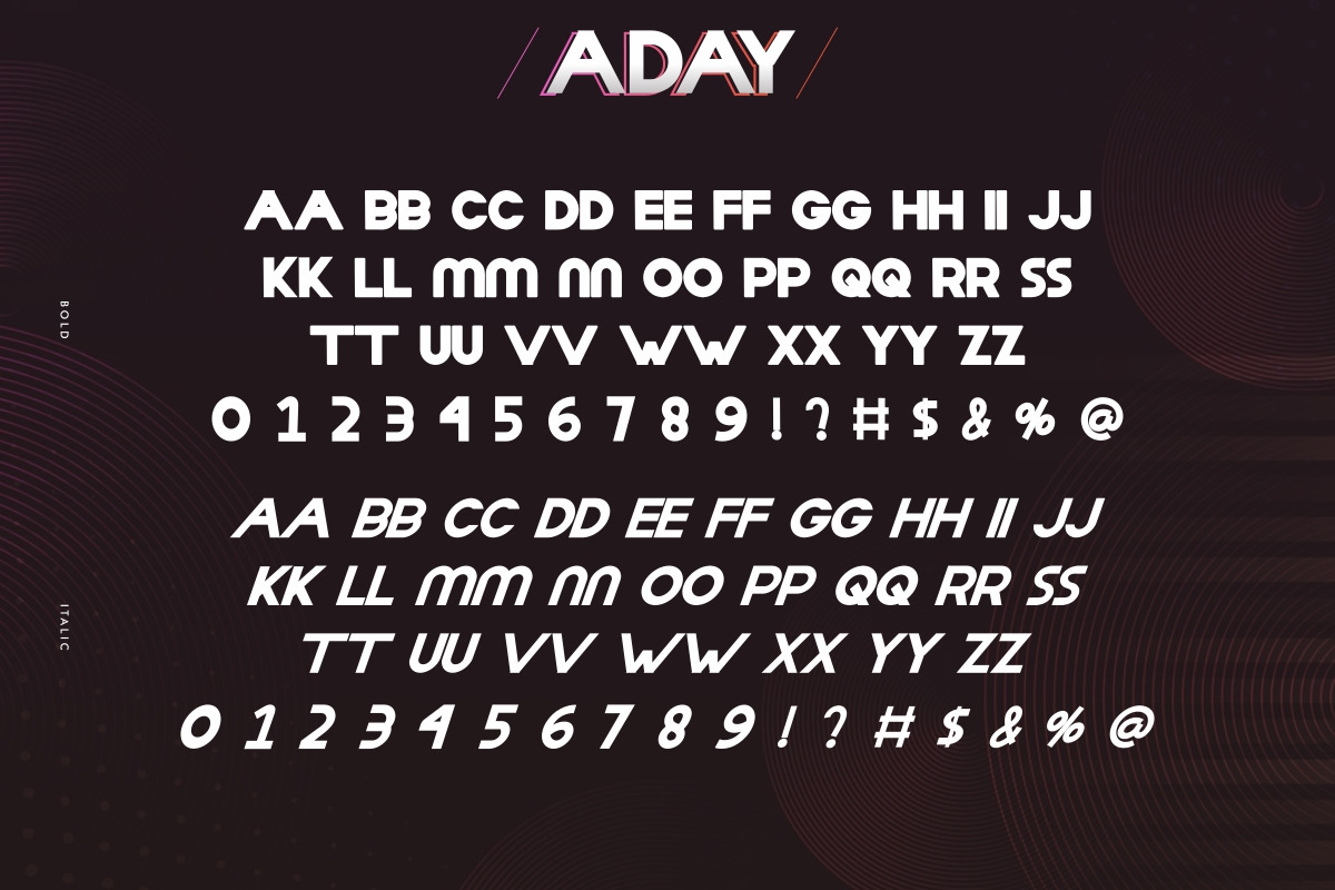 Aday Font Aday Font