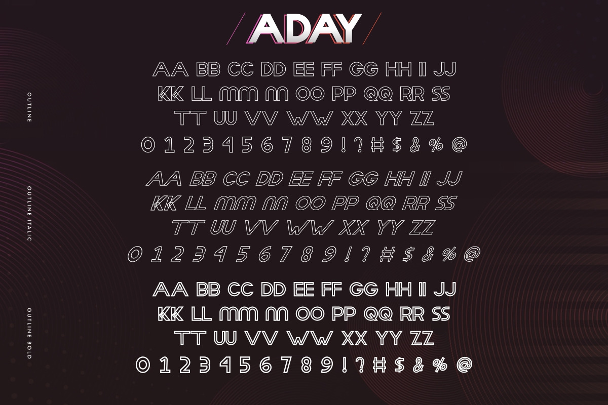 Aday Font Aday Font