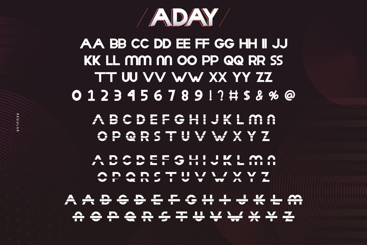 Aday Font Aday Font