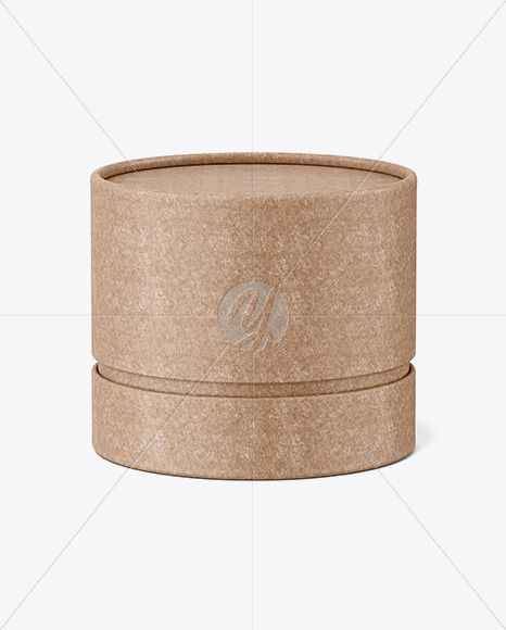 Matte Kraft Paper Tube Mockup