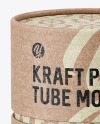 Matte Kraft Paper Tube Mockup