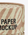 Matte Kraft Paper Tube Mockup