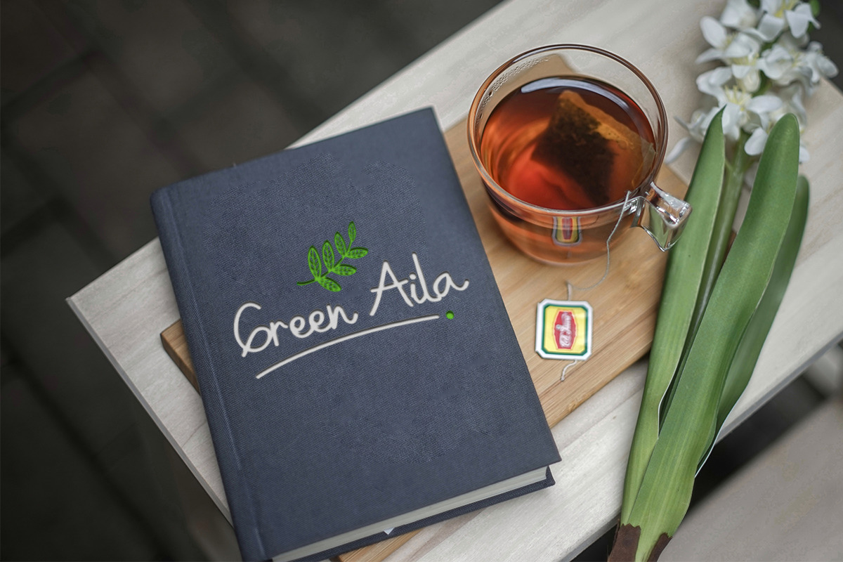 Green Aila Handwriting Font Green Aila Handwriting Font