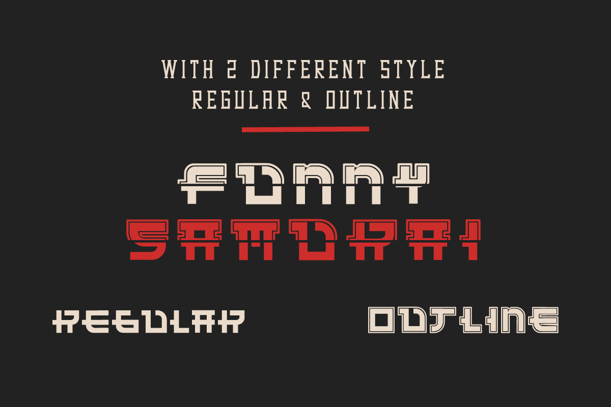 FunnySamurai Sans Serif Font