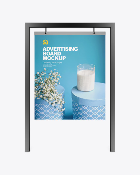 Advertising Board Frame Mockup