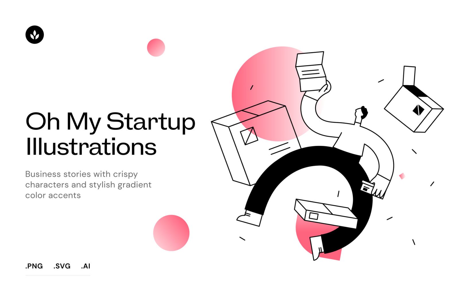 Oh My Startup Illustrations