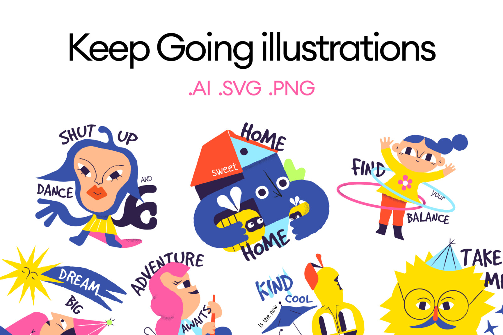 Keep Going Illustrations Keep Going Illustrations