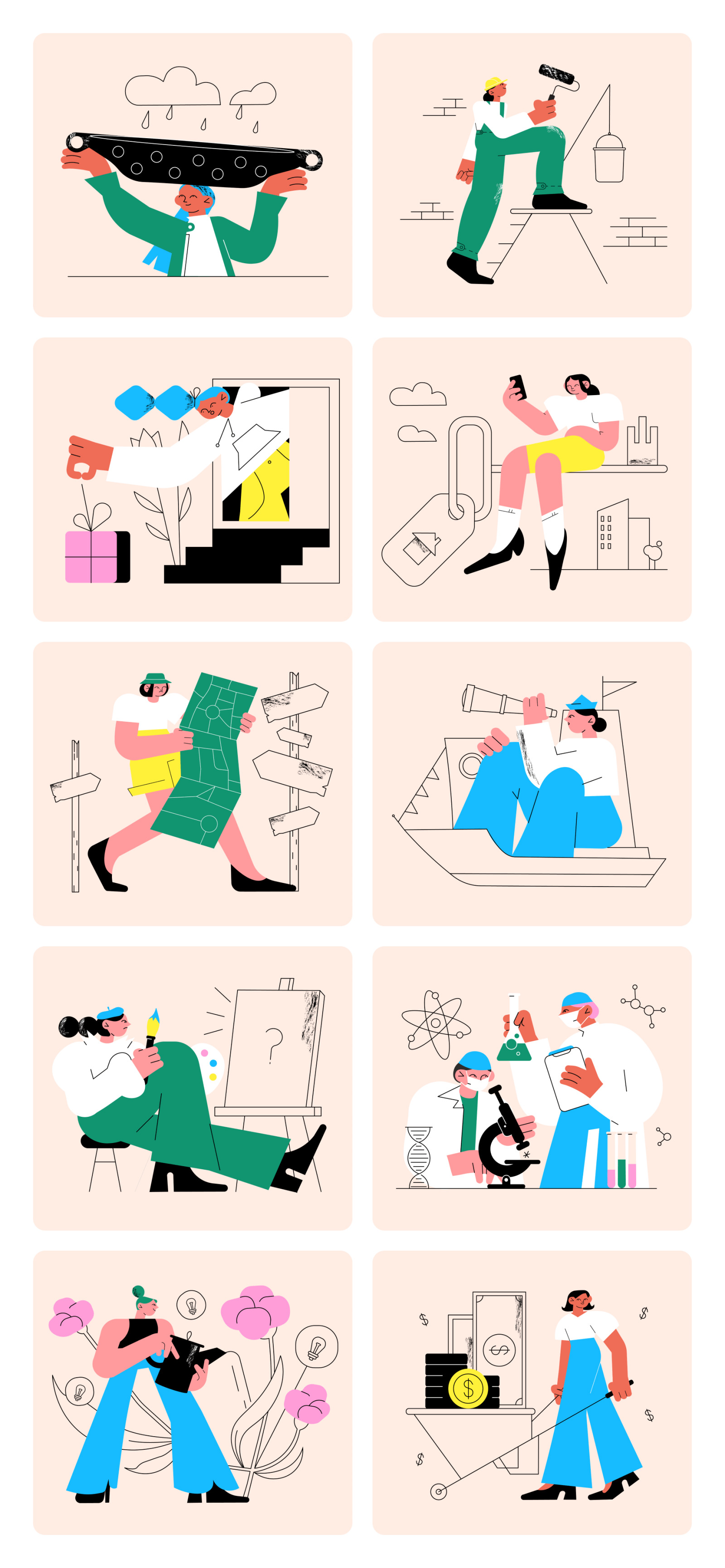 Come Together Illustrations Come Together Illustrations