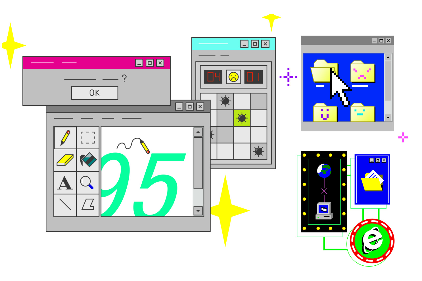 90's Illustrations 90's Illustrations