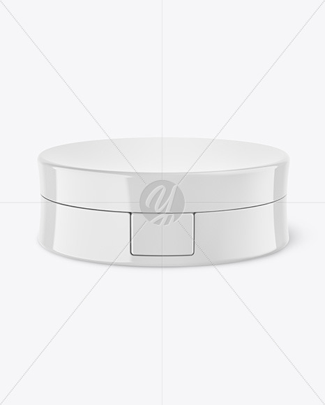 Glossy Cosmetic Jar Mockup