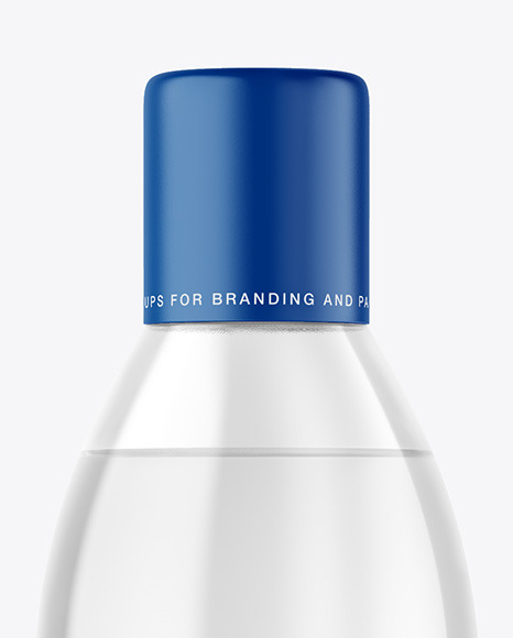 Clear Plastic Bottle Mockup