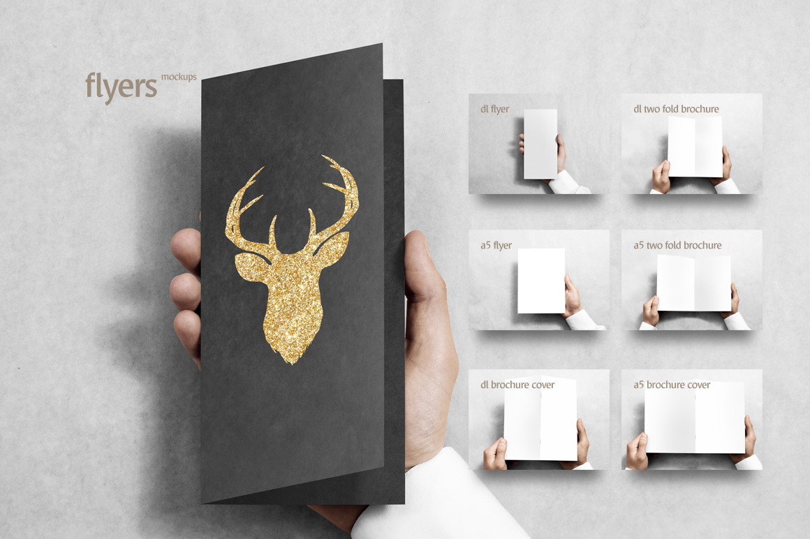Paper Mockups Bundle Paper Mockups Bundle