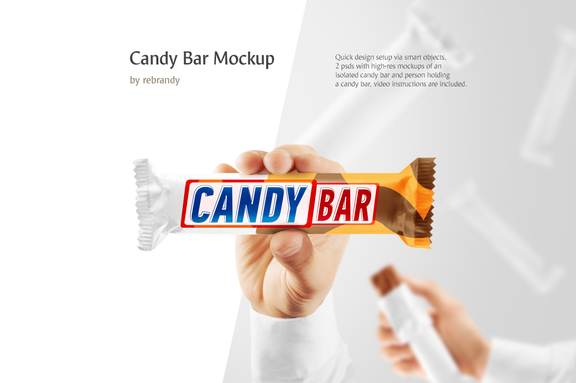 Candy Bar Mockup Candy Bar Mockup