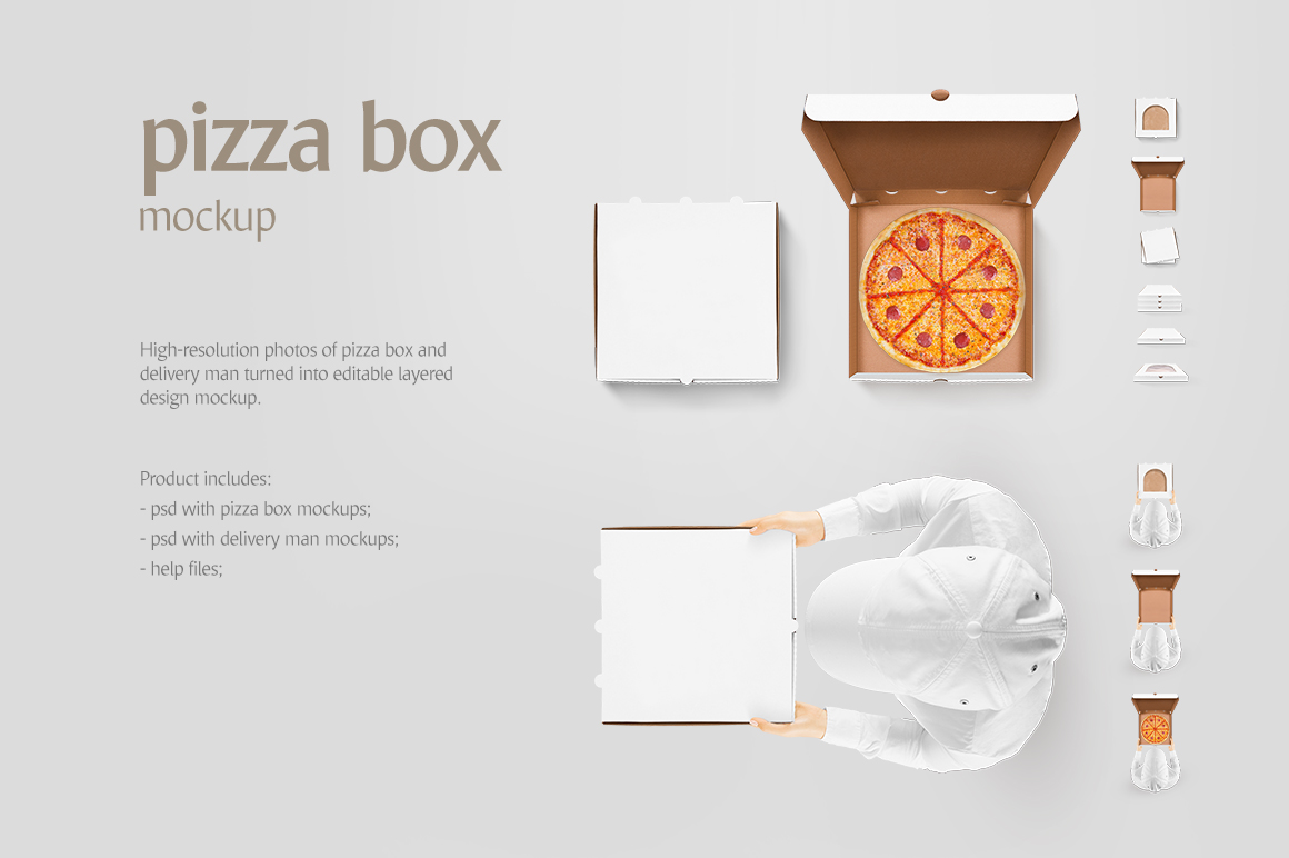 Pizza Box Mockup