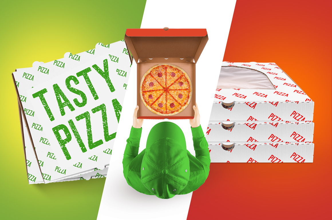 Pizza Box Mockup