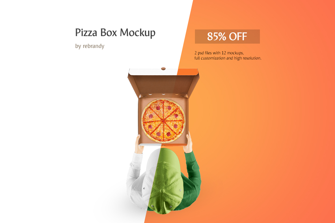 Pizza Box Mockup