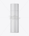 Glossy Cream Bottle Mockup - Front View