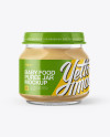 Baby Food Banana Puree Jar Mockup