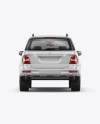 Mercedes-Benz ML Mockup - Back Side View